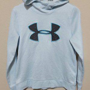 Under Armour Cold Gear Woman Blue Hoodie Loose